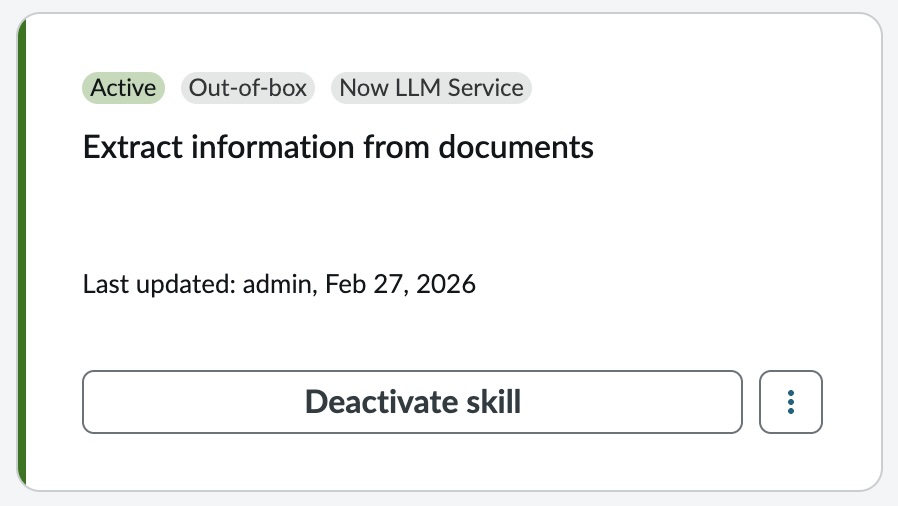 Extract information from documents skill